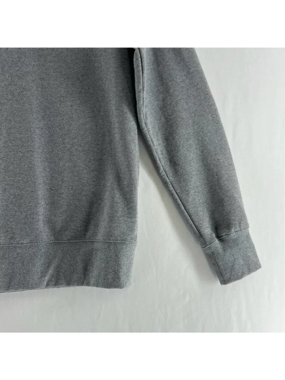 The North Face Heritage Patch Sweatshirt Mens XS Fleece Crew Neck Pullover Gray